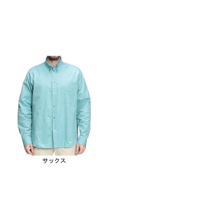 FENDI（フェンディ） メンズ シャツ 長袖 胸ロゴ ポケット ボタン