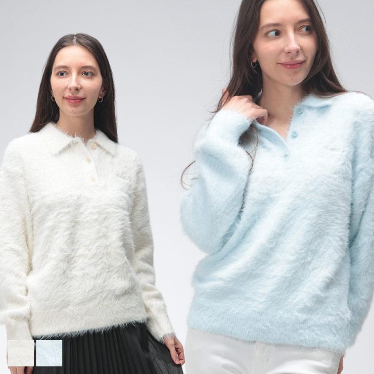 Calvin Klein（カルバン・クライン） レディース ニット 長袖 ロゴ