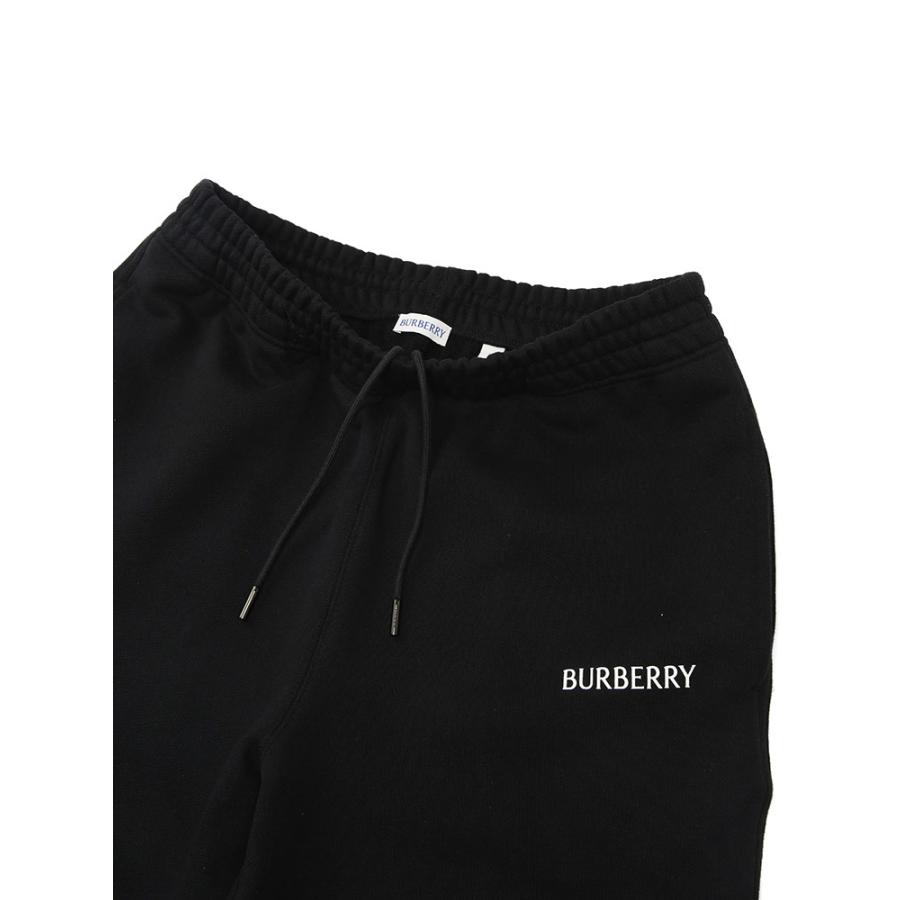 バーバリー メンズ ショートパンツ BURBERRY ロゴプリント スウェット ショート パンツ BB81190021 ブランド ボトムス ブラックの画像