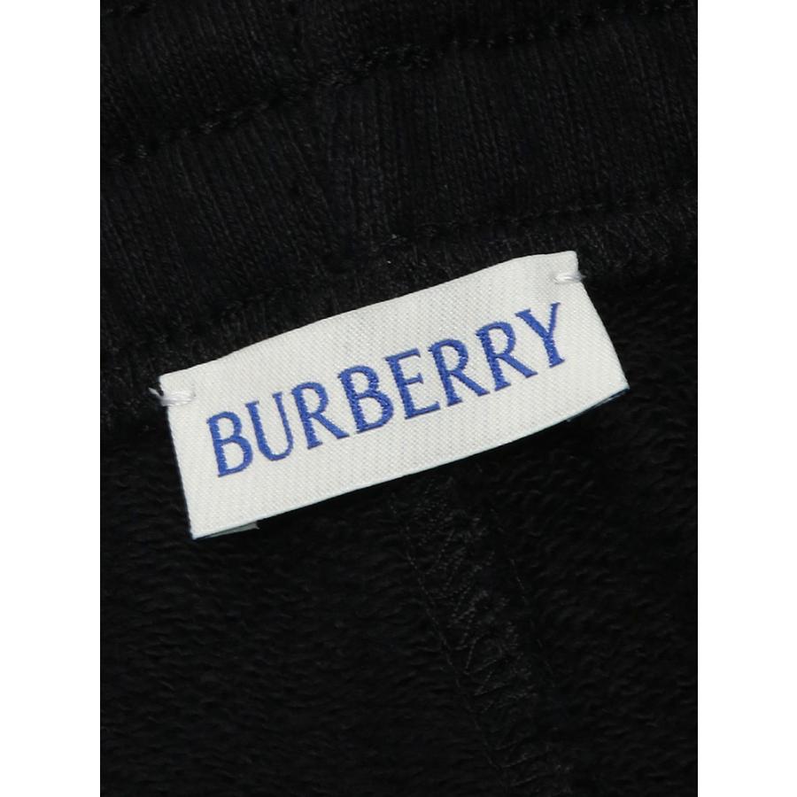 バーバリー メンズ ショートパンツ BURBERRY ロゴプリント スウェット ショート パンツ BB81190021 ブランド ボトムス ブラックの画像