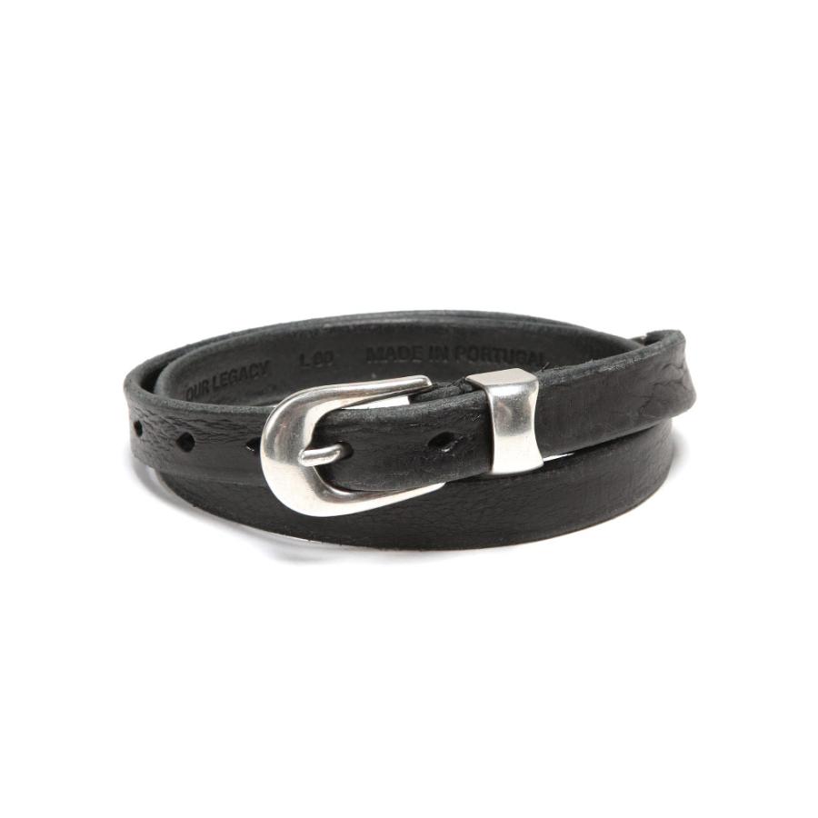 Our Legacy（アワーレガシー） メンズ ベルト カーフレザー 2cm幅 ピン