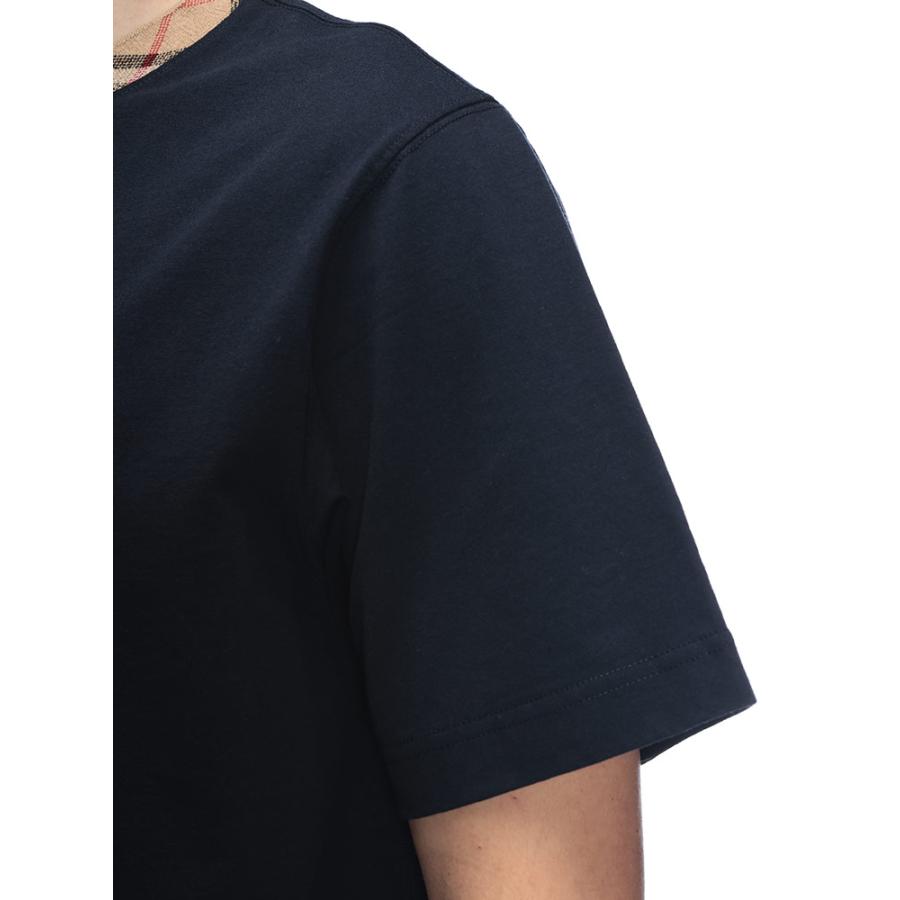 BURBERRY（バーバリー） メンズ Tシャツ 半袖 チェック切り替え クルー