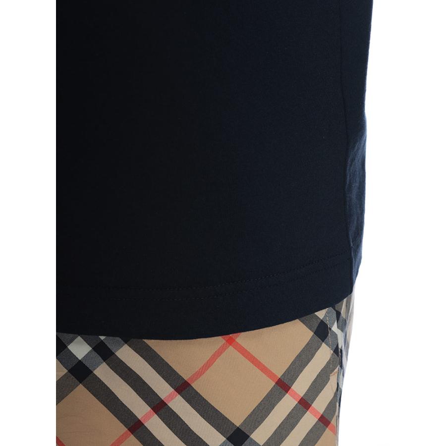 BURBERRY（バーバリー） メンズ Tシャツ 半袖 チェック切り替え クルー