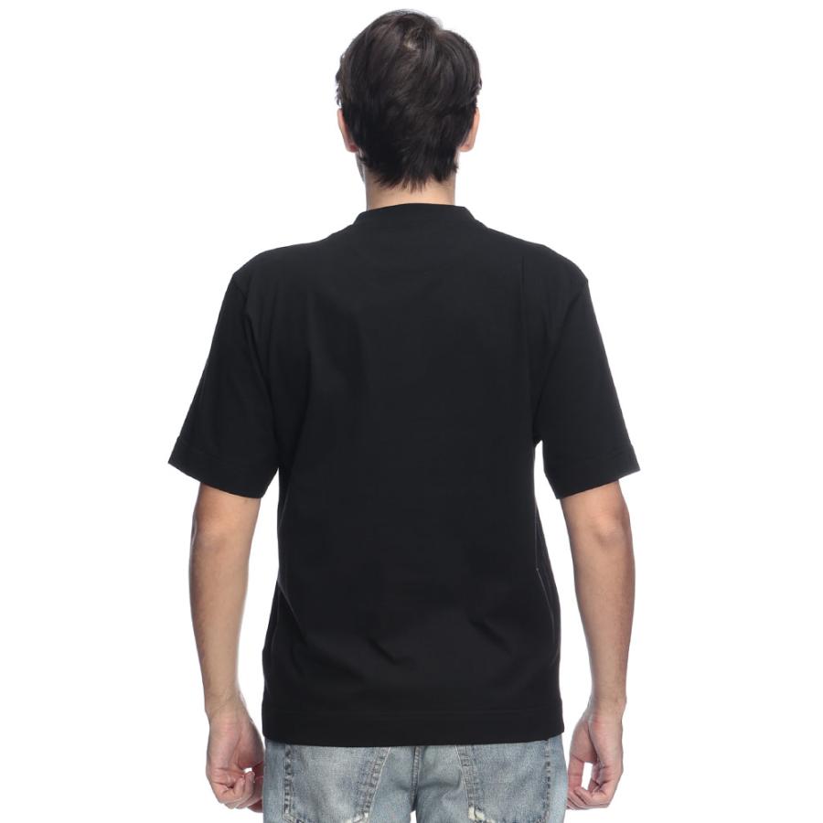 FENDI（フェンディ） メンズ Tシャツ 半袖 ロゴ 刺繍 クルーネック