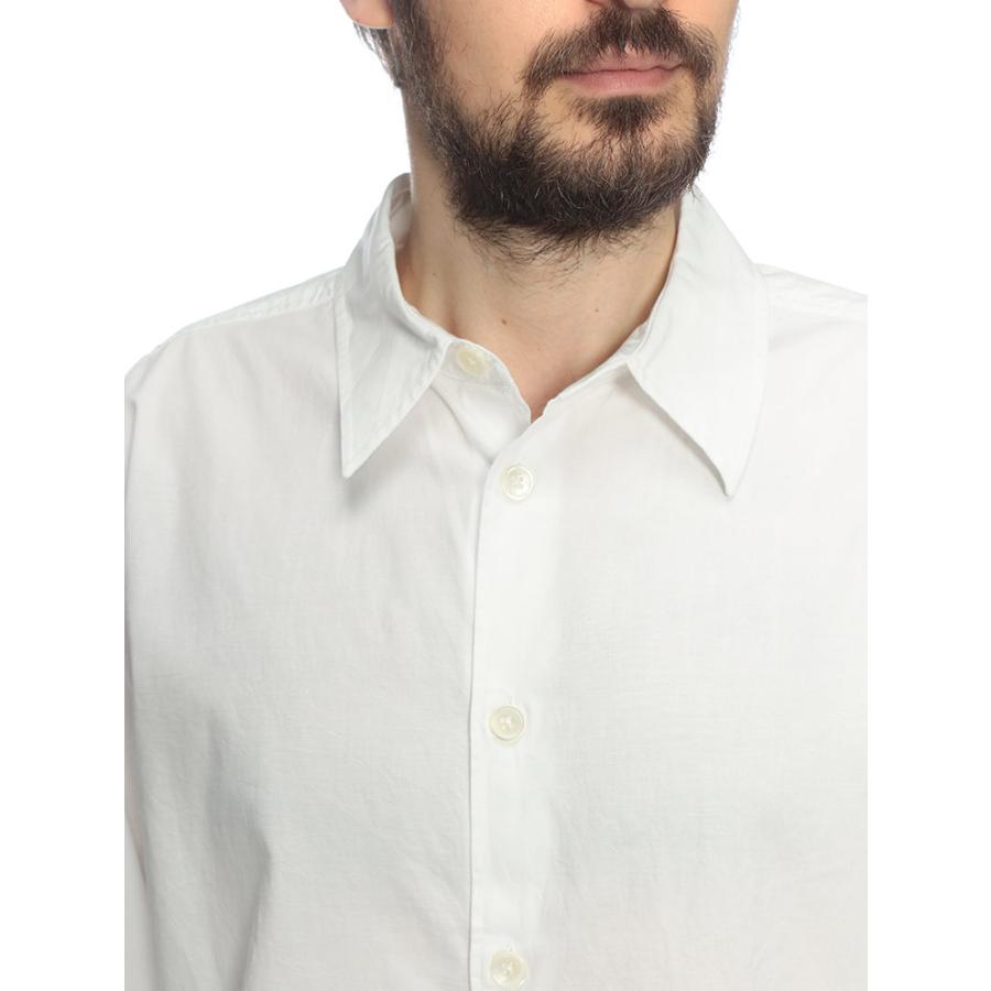 アワーレガシー OUR LEGACY メンズ シャツ 長袖 無地 レギュラーカラー White Liquid Poplin OLM4242BWP ブランド トップス シンプル 春 秋の画像
