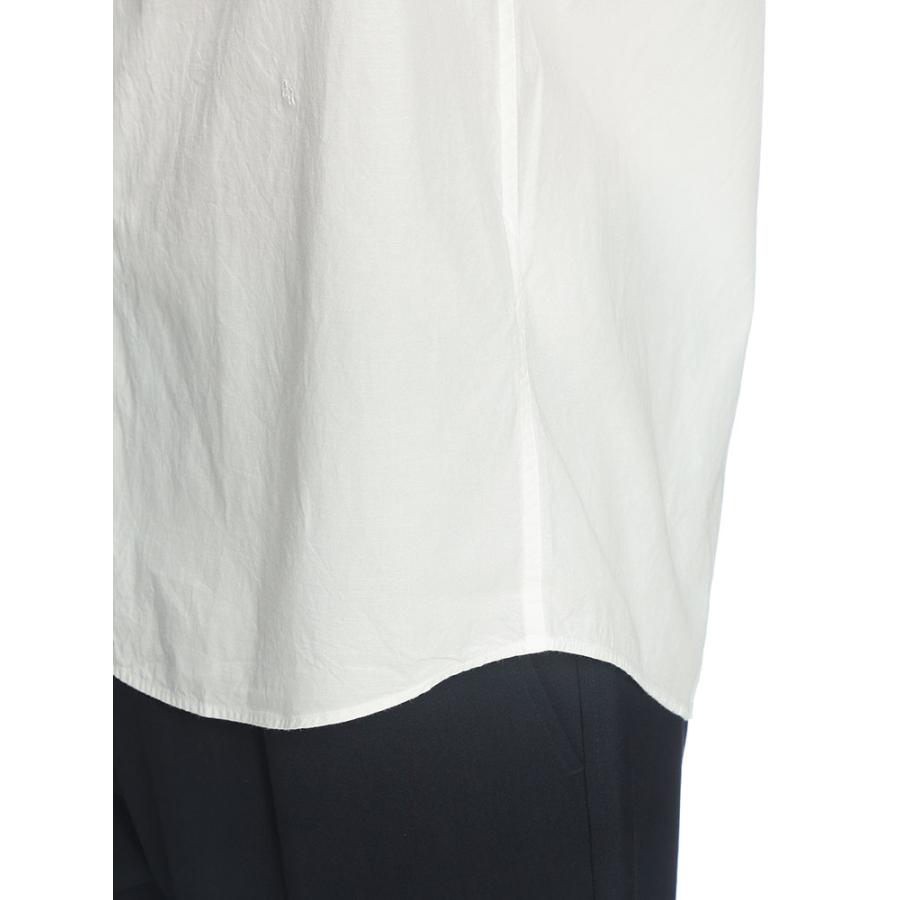 アワーレガシー OUR LEGACY メンズ シャツ 長袖 無地 レギュラーカラー White Liquid Poplin OLM4242BWP ブランド トップス シンプル 春 秋の画像