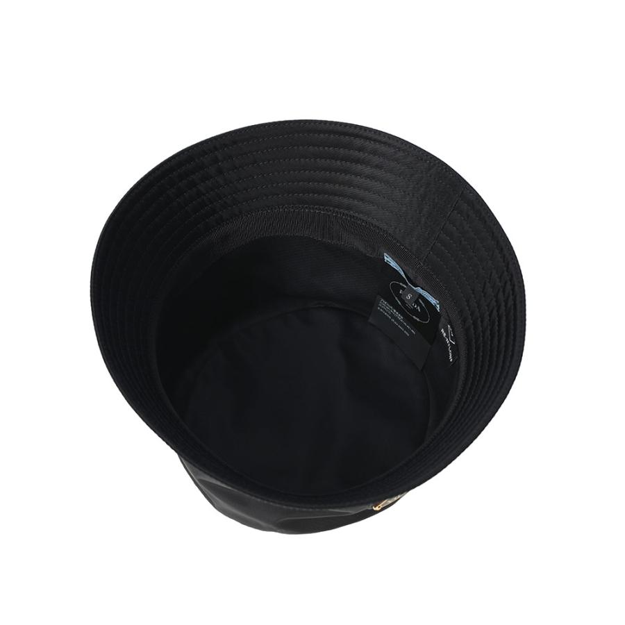 プラダ レディース バケットハット PRADA トライアングル ロゴ ワンポイント ナイロン バケハ ゴールドロゴ Re-Nylon PRL1HC1372DMI ブランド 帽子の画像