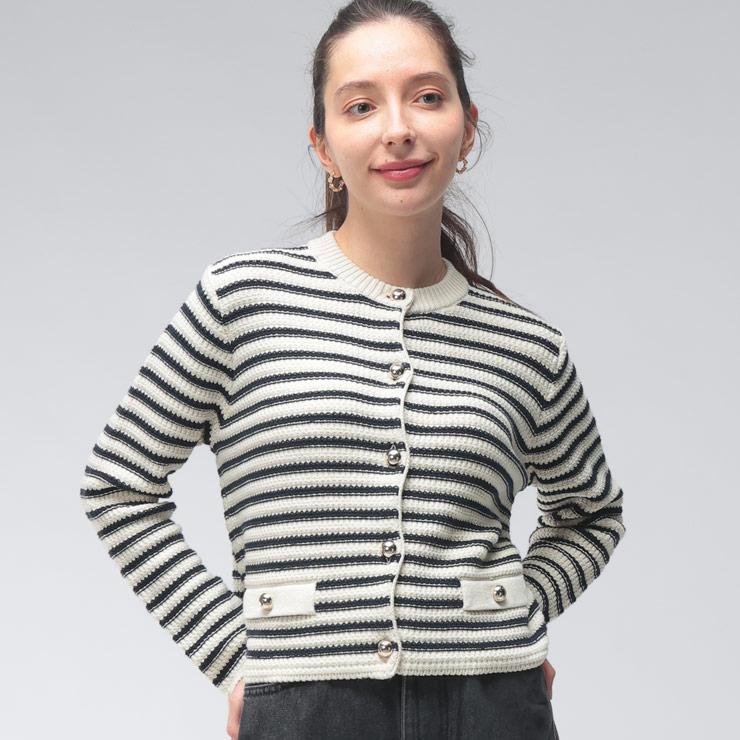 2点おまとめ価格 マックスマーラ ウィークエンド 洗える 春ニット ボーダー MAXMARA WEEKEND LINE（マックスマーラウィークエンドライン