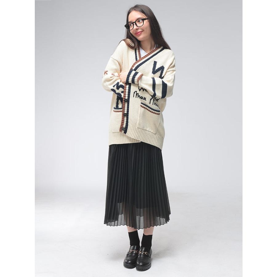 マックスマーラ ウィークエンド ライン イタリア製 長袖 Vネック ニットカーディガン M 水色 Max Mara WEEKEND LINE レディース MAXMARA WEEKEND LINE（マックスマーラウィークエンドライン） 【並行