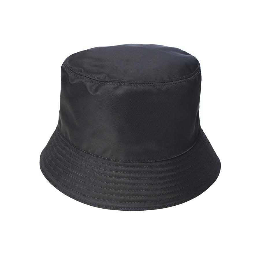 プラダ メンズ バケットハット PRADA トライアングル ロゴ ワンポイント ナイロン バケハ シルバーロゴ Re-Nylon PR2HC1372DMI ブランド 帽子 プレゼントの画像