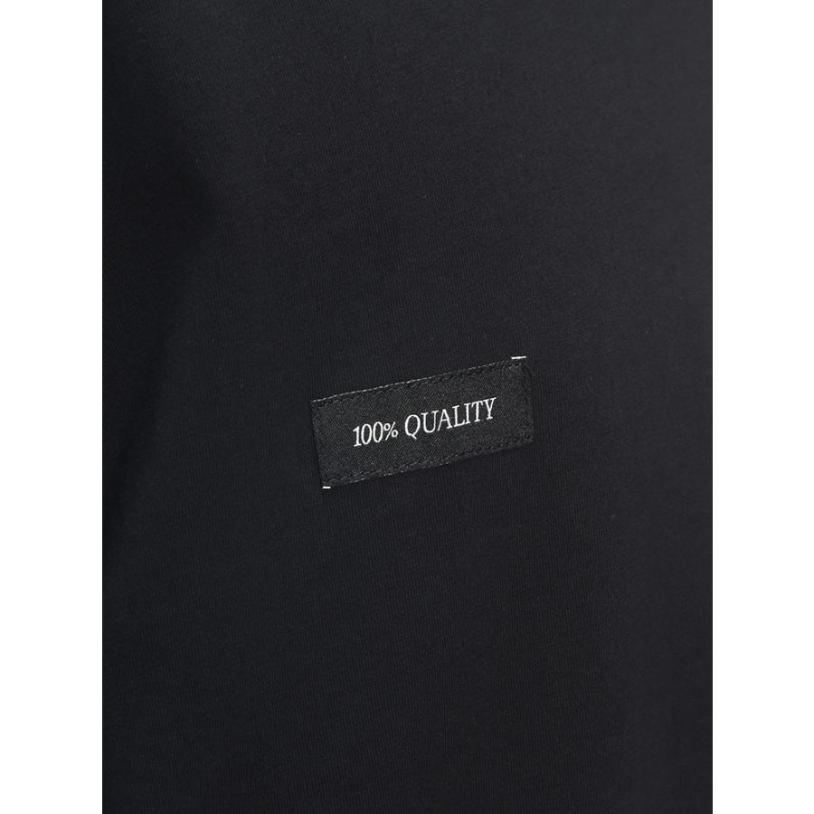エムエムシックス メゾンマルジェラ メンズ Tシャツ 半袖 MM6 Maison Margiela ロゴ ワッペン クルーネック コットン カットソー MM6GC0069S24311 ブランドの画像