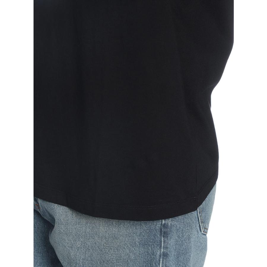 エムエムシックス メゾンマルジェラ メンズ Tシャツ 半袖 MM6 Maison Margiela ロゴ ワッペン クルーネック コットン カットソー MM6GC0069S24311 ブランドの画像