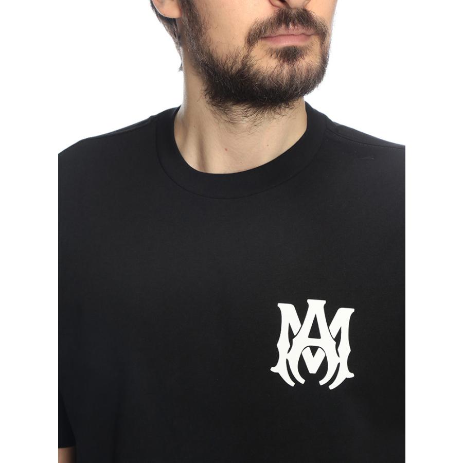 アミリ AMIRI メンズ Tシャツ 半袖 胸ロゴ クルーネック カットソー MA CORE LOGO AIAMJYTE1074 ブランド トップス コットン 春 秋の画像
