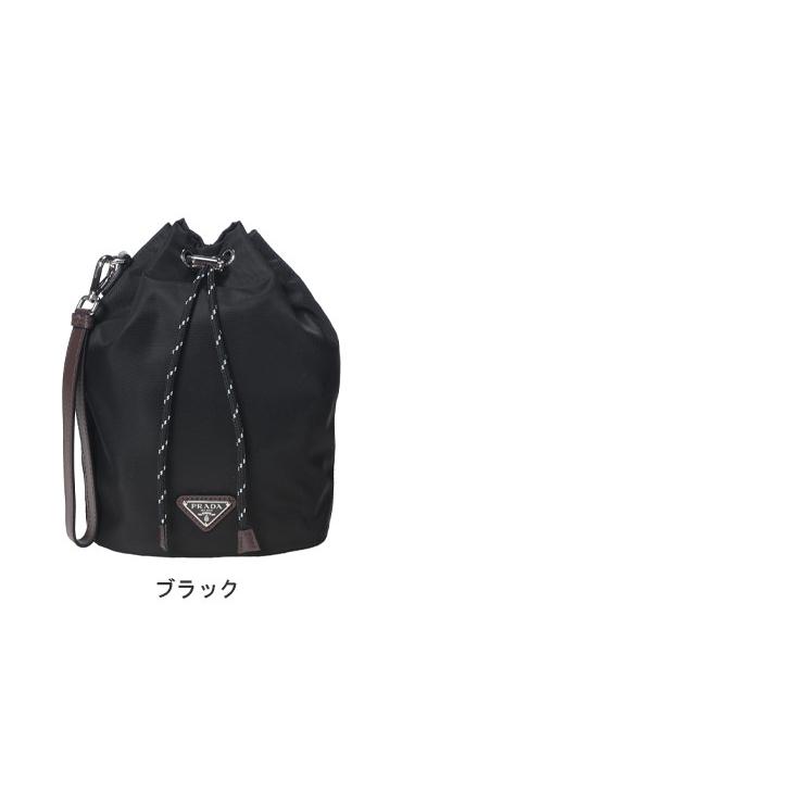 PRADA / トライアングルロゴ ボディバッグ ナイロン ブラック メンズ PRADA（プラダ） ショルダーバッグ 2VD043 2DMH メンズ クロスボディ
