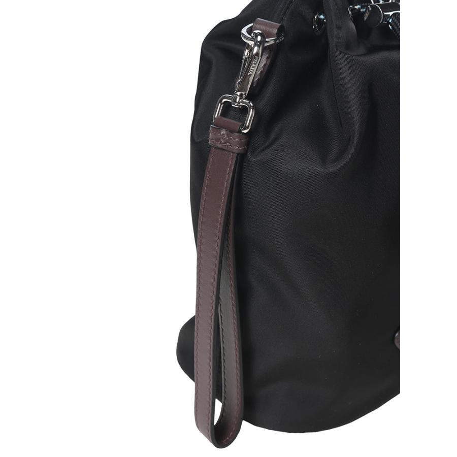 PRADA / トライアングルロゴ ボディバッグ ナイロン ブラック メンズ PRADA（プラダ） ショルダーバッグ 2VD043 2DMH メンズ クロスボディ