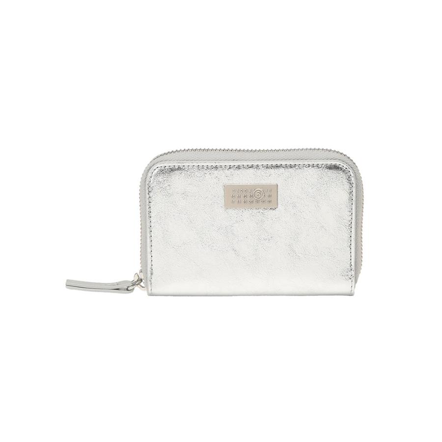 エムエムシックス メゾン マルジェラ レディース 財布 MM6 Maison Margiela ニューメリック レザー ジップ 小銭入れ コインケース MM6UI0031P8874 ブランドの画像