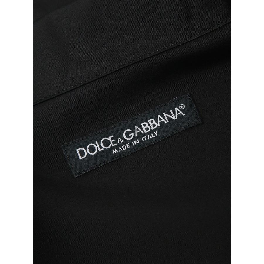 ドルチェ＆ガッバーナ DOLCE＆GABBANA メンズ シャツ 半袖 ロゴワッペン 開襟シャツ DGG5JH9ZGK278 ブランド トップス オープンカラー 春 夏の画像