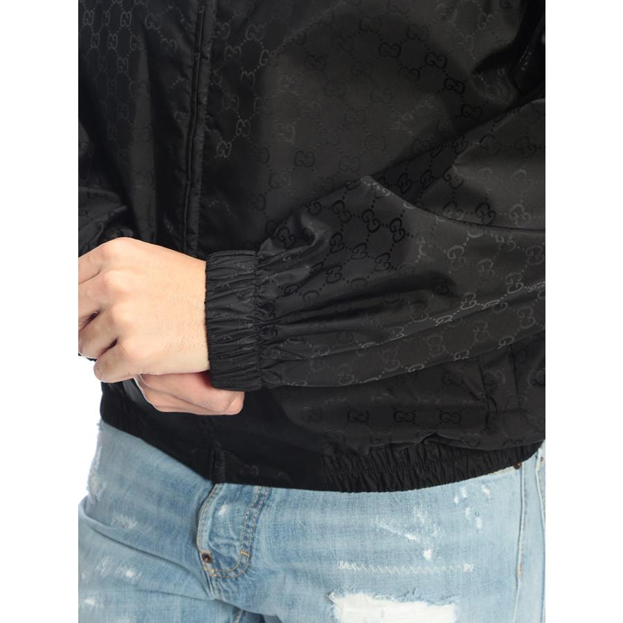 GUCCI（グッチ） メンズ ブルゾン GUCCI GGロゴ 総柄 ナイロン