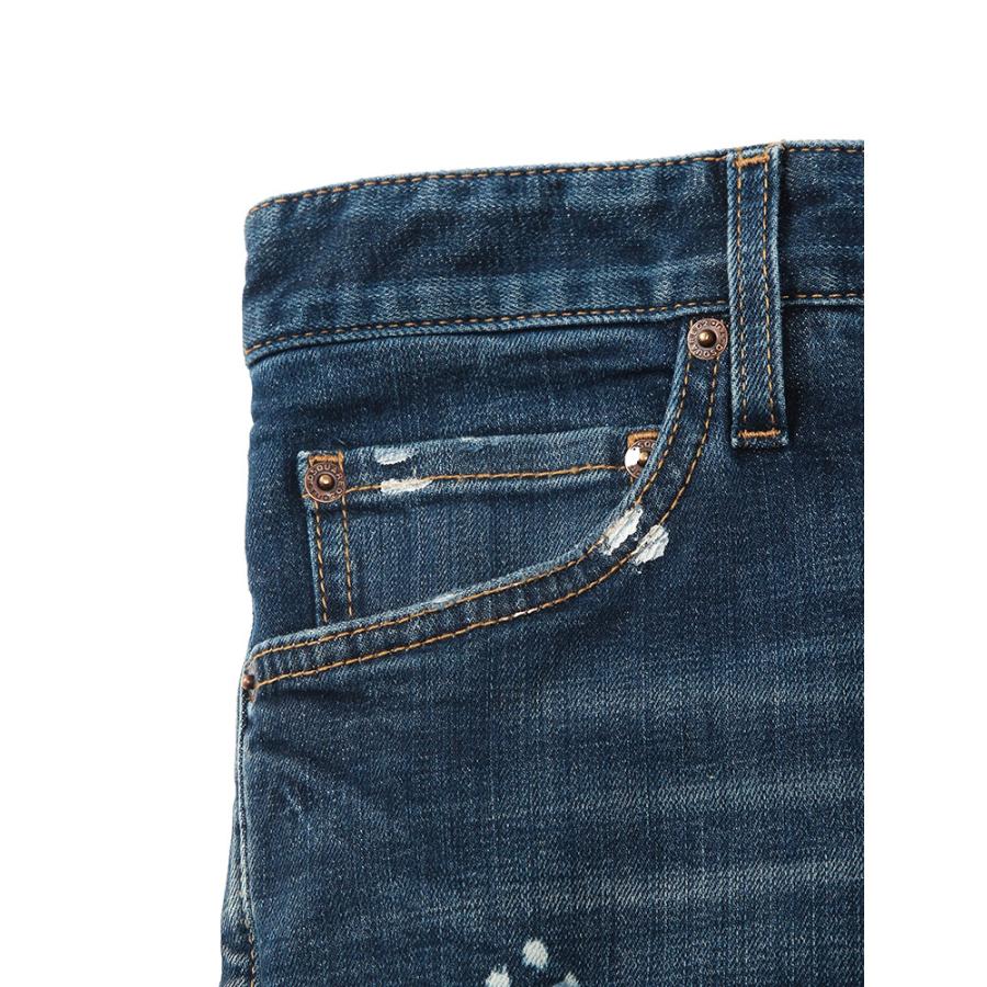 ディースクエアード DSQUARED2 メンズ ジーンズ ダメージ ペイント  ボタンフライ デニムパンツ SLIM TWST D2LB1874S30664 ブランド ボトムス パンツ ジーパンの画像