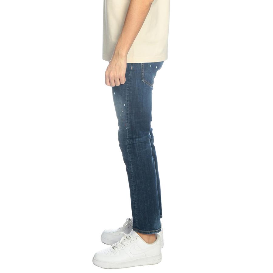 ディースクエアード DSQUARED2 メンズ ジーンズ ダメージ ペイント  ボタンフライ デニムパンツ SLIM TWST D2LB1874S30664 ブランド ボトムス パンツ ジーパンの画像