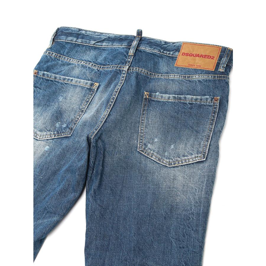 ディースクエアード DSQUARED2 メンズ ジーンズ ダメージ ボタンフライ デニムパンツ TEDDY D2LB1854D30011 ブランド ボトムス パンツ ジーパンの画像