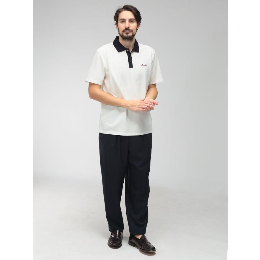 マルニ MARNI メンズ パンツ ウール 無地 タックパンツ MAPUMU0017U6 ブランド ボトムス ロングパンツ きれいめの画像