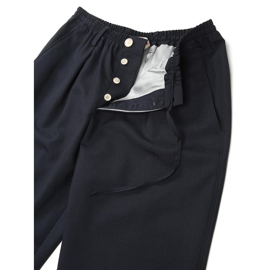 マルニ MARNI メンズ パンツ ウール 無地 タックパンツ MAPUMU0017U6 ブランド ボトムス ロングパンツ きれいめの画像