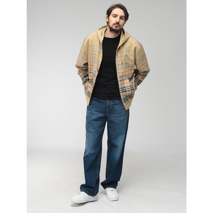 バーバリー BURBERRY メンズ パーカー 長袖 グラデーションチェック フルジップ BB81190341 ブランド トップス フード チェック スウェットの画像