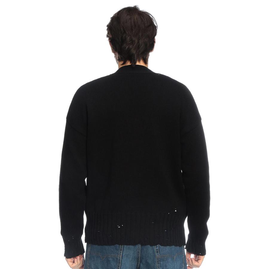 マルニ MARNI メンズ カーディガン 長袖 ダメージ マルニシンボル ニット MACDMG0136A0UFC ブランド トップス カーデ 春 秋の画像