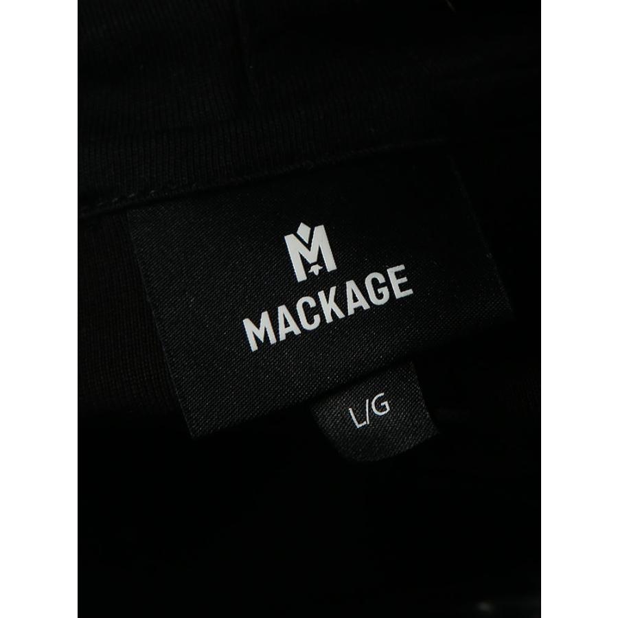 Mackage マッカージュ メンズ パーカー 長袖 フードロゴ プルオーバー
