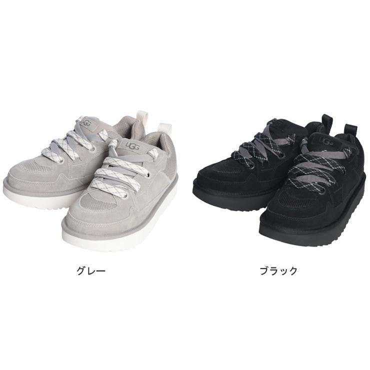 UGG（アグ） メンズ スニーカー ロゴ スエード レースアップ