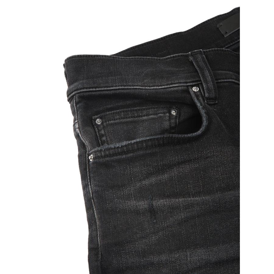 アミリ AMIRI メンズ ジーンズ ダメージ ビーズ ボタンフライ パンツ STUD MX1 AIAMBMJE1002 ブランド ボトムス デニム ストレッチ ジーパンの画像