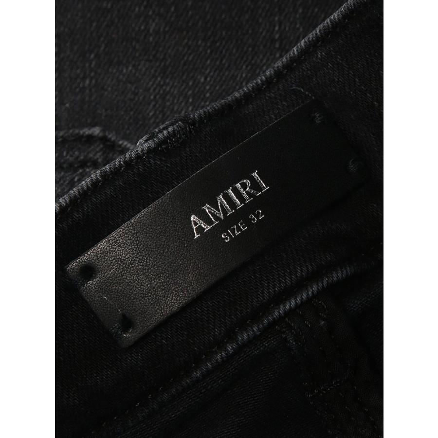 アミリ AMIRI メンズ ジーンズ ダメージ ビーズ ボタンフライ パンツ STUD MX1 AIAMBMJE1002 ブランド ボトムス デニム ストレッチ ジーパンの画像