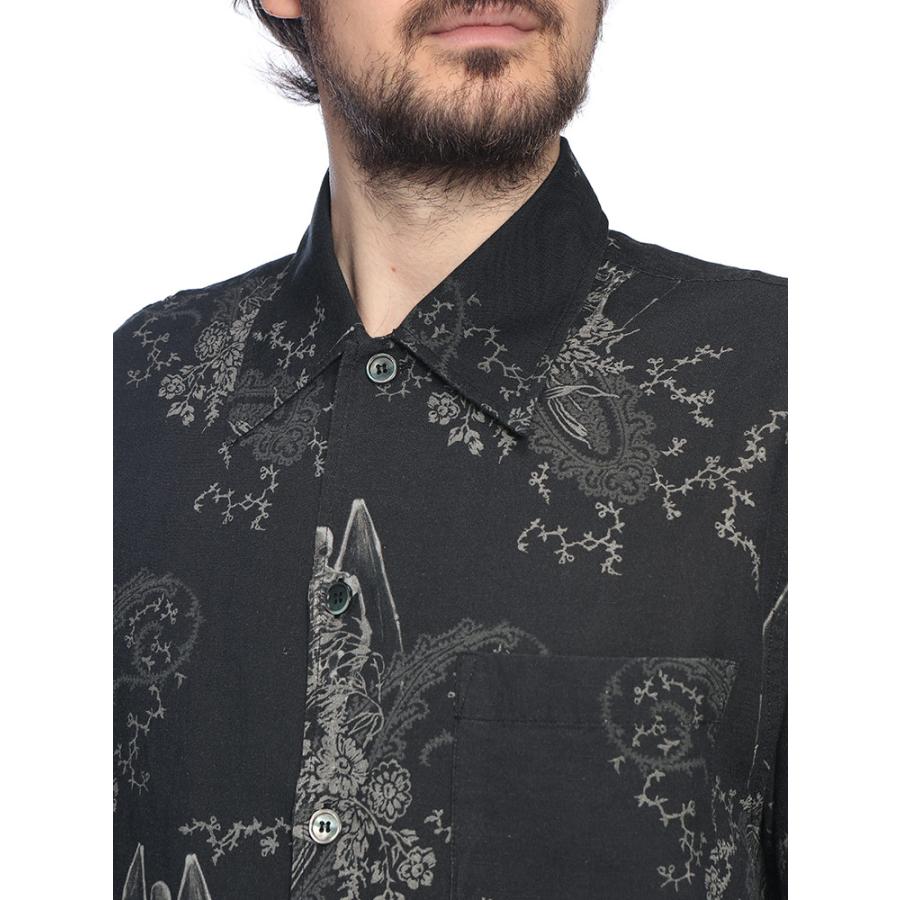 アワーレガシー OUR LEGACY シャツ OUR LEGACY (アワーレガシー) メンズ シャツ 半袖 麻混 総柄