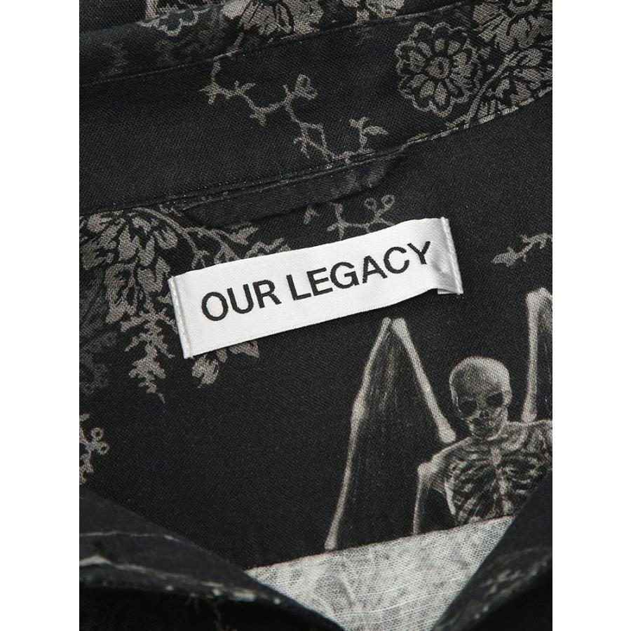 Our Legacy（アワーレガシー） メンズ シャツ 半袖 麻混 総柄