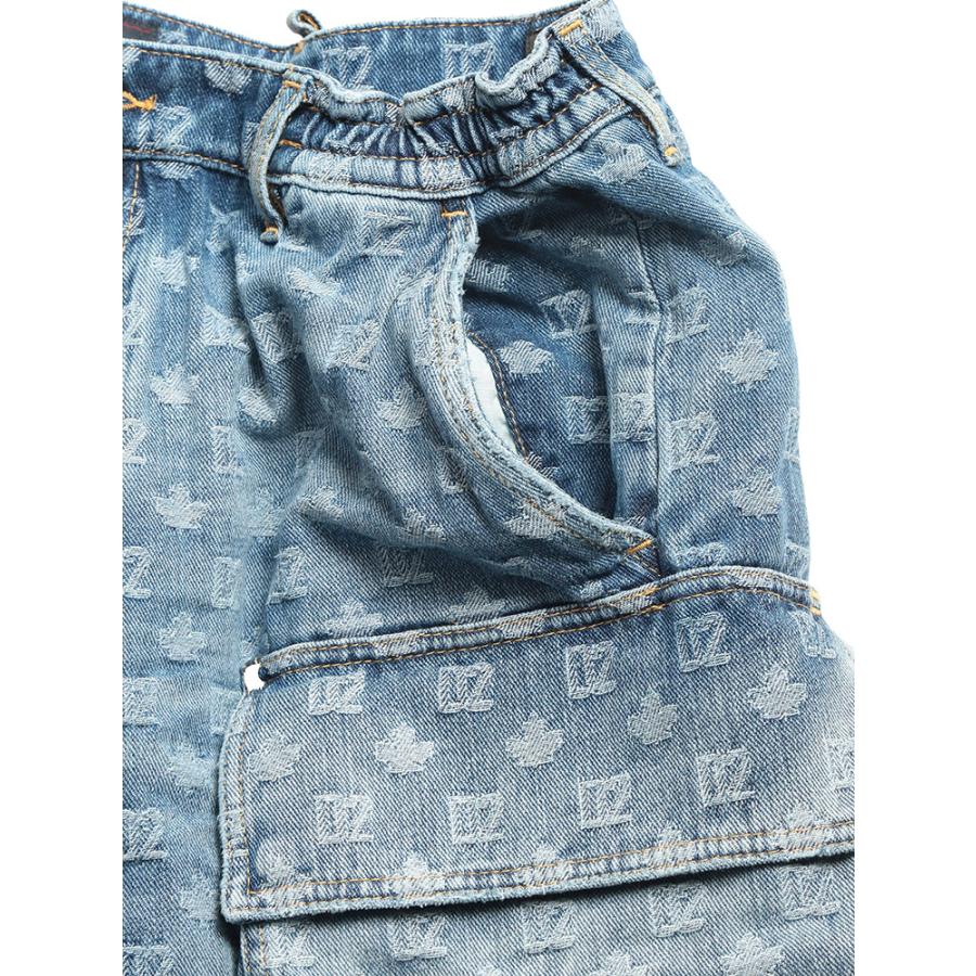 DSQUARED2（ディースクエアード） メンズ ショートパンツ 総柄ロゴ