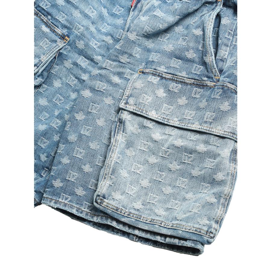 DSQUARED2（ディースクエアード） メンズ ショートパンツ 総柄ロゴ