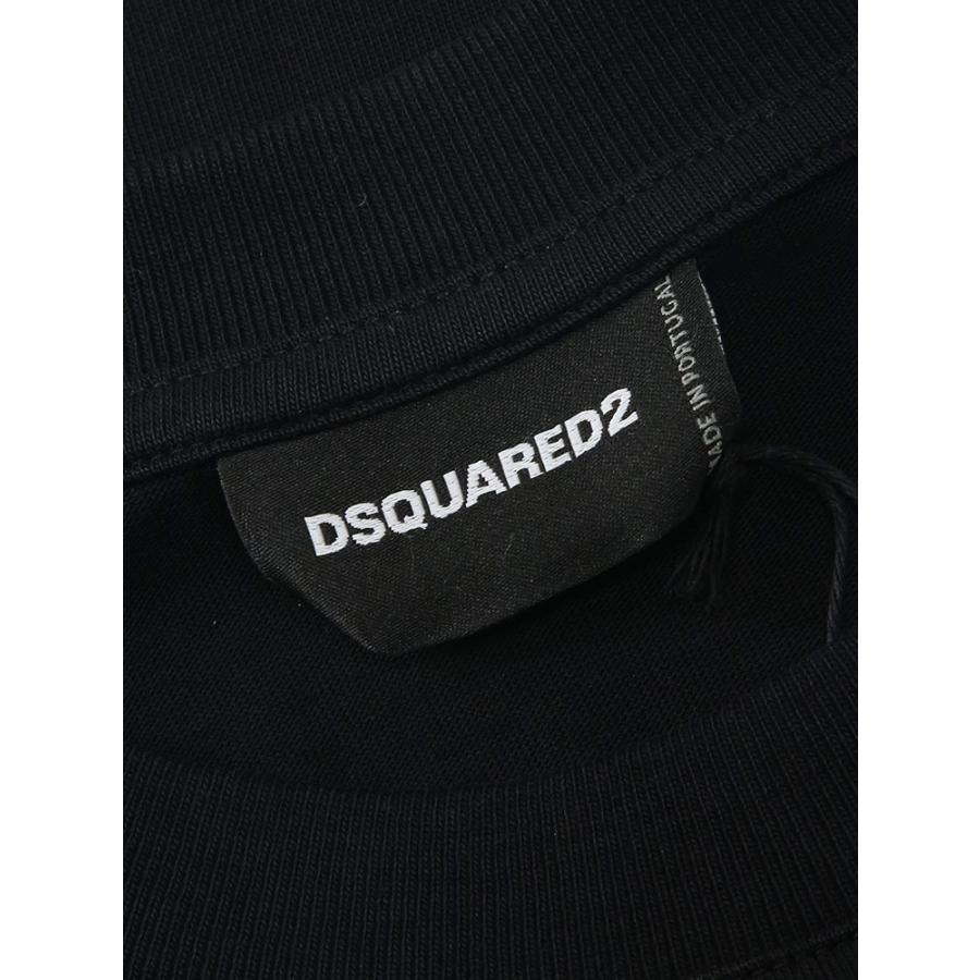 ディースクエアード DSQUARED2 メンズ Tシャツ 半袖 モノグラムロゴ ポケット クルーネック カットソー D2GD1554D20106 ブランド トップス ポケTの画像