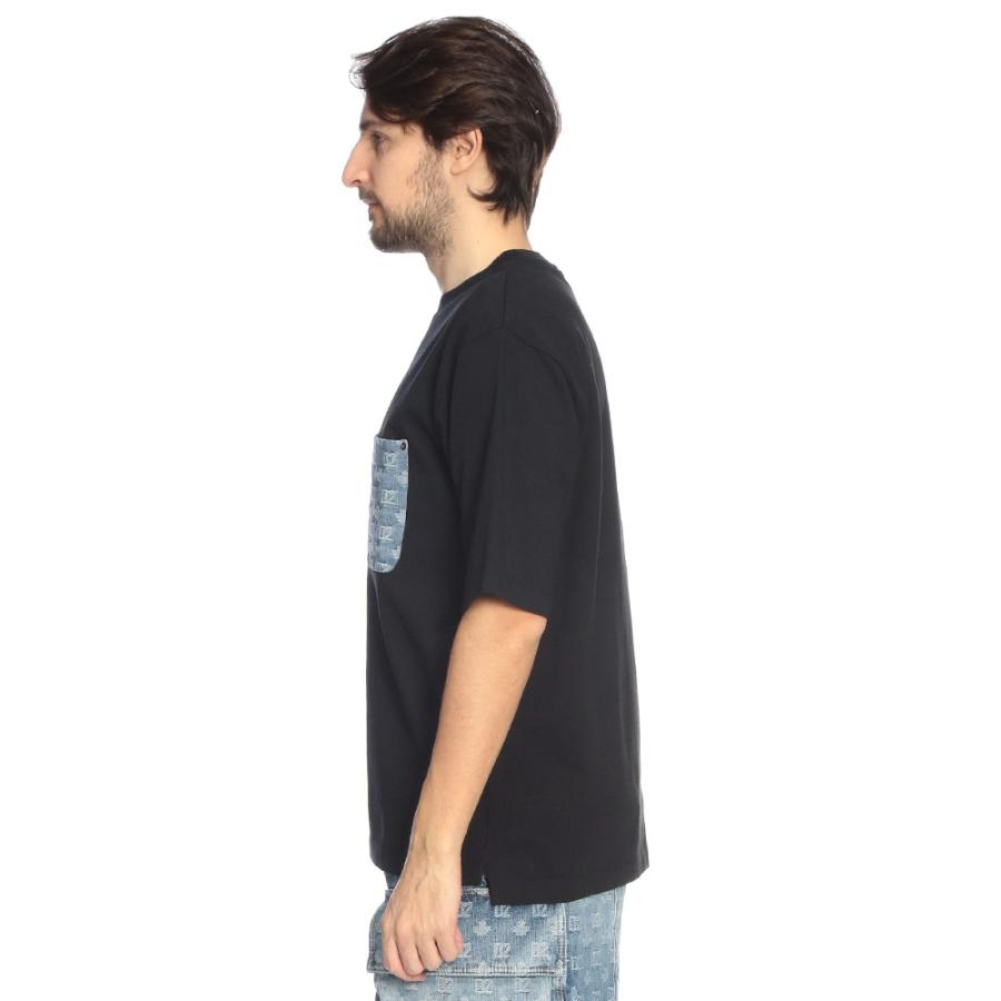 ディースクエアード DSQUARED2 メンズ Tシャツ 半袖 モノグラムロゴ ポケット クルーネック カットソー D2GD1554D20106 ブランド トップス ポケTの画像