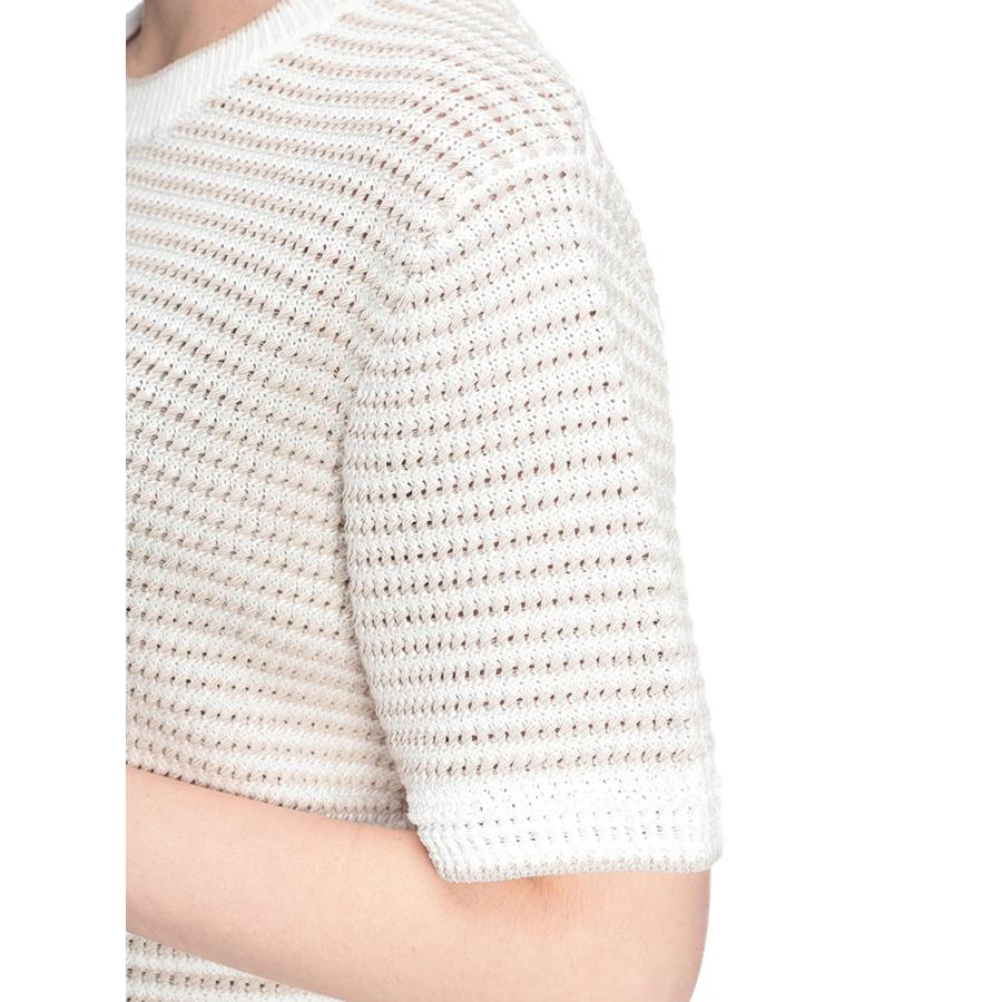 MAISON KITSUNE（メゾン キツネ） レディース ニット Tシャツ 半袖