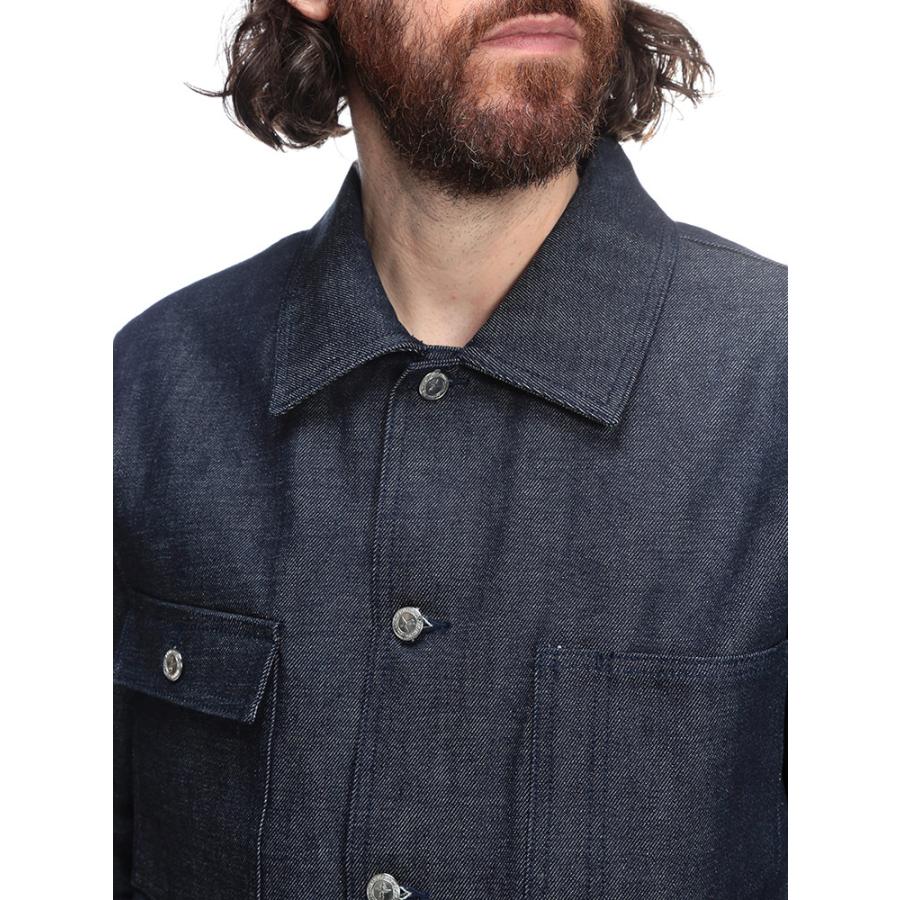 A.P.C.（アーペーセー） メンズ ジャケット ロゴ フルボタン オーバー