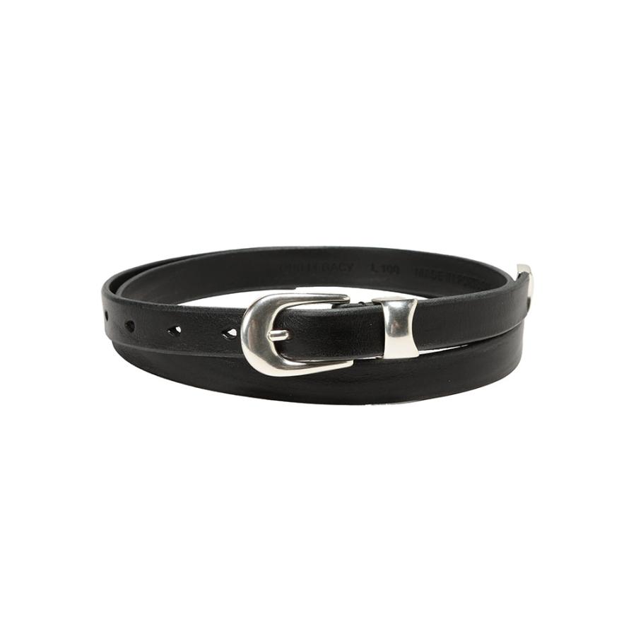 Our Legacy（アワーレガシー） メンズ ベルト Black Leather 2cm幅