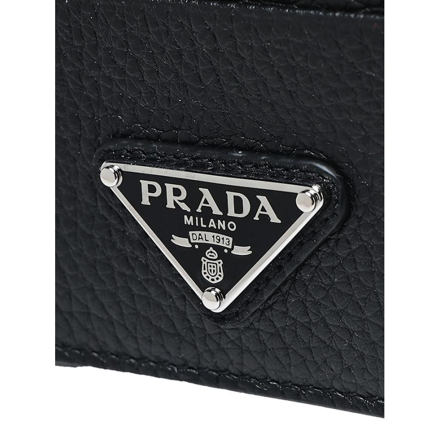 PRADA（プラダ） メンズ カードケース トライアングルロゴ ヴィッテロ
