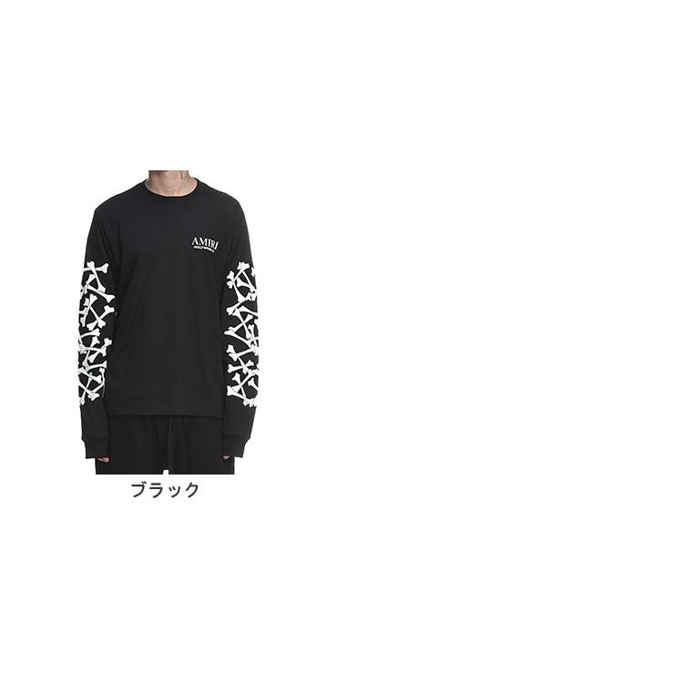 AMIRI（アミリ） メンズ Tシャツ 長袖 ボーンプリント クルーネック