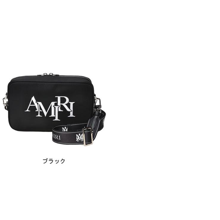 AMIRI（アミリ） メンズ ショルダーバッグ ロゴ刺繍 ジップ カメラ
