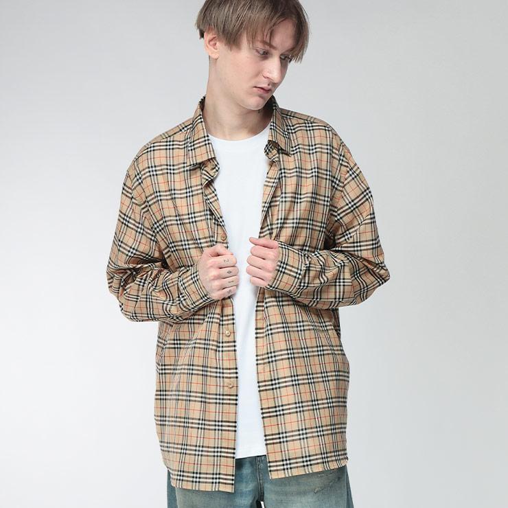 BURBERRY（バーバリー） メンズ シャツ 長袖 リラックスフィット
