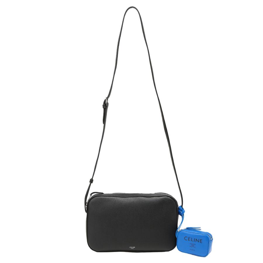 CELINE（セリーヌ） メンズ ショルダーバッグ レザー ロゴ チャーム