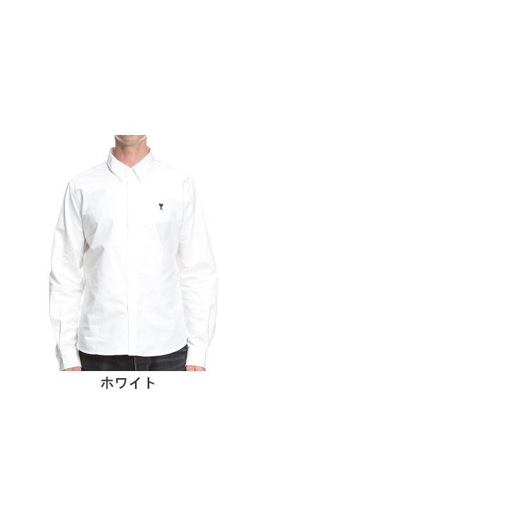 ami alexandre mattiussi ホワイト シャツ AMI Alexandre Mattiussi アミパリス AMI PARIS メンズ シャツ 長袖