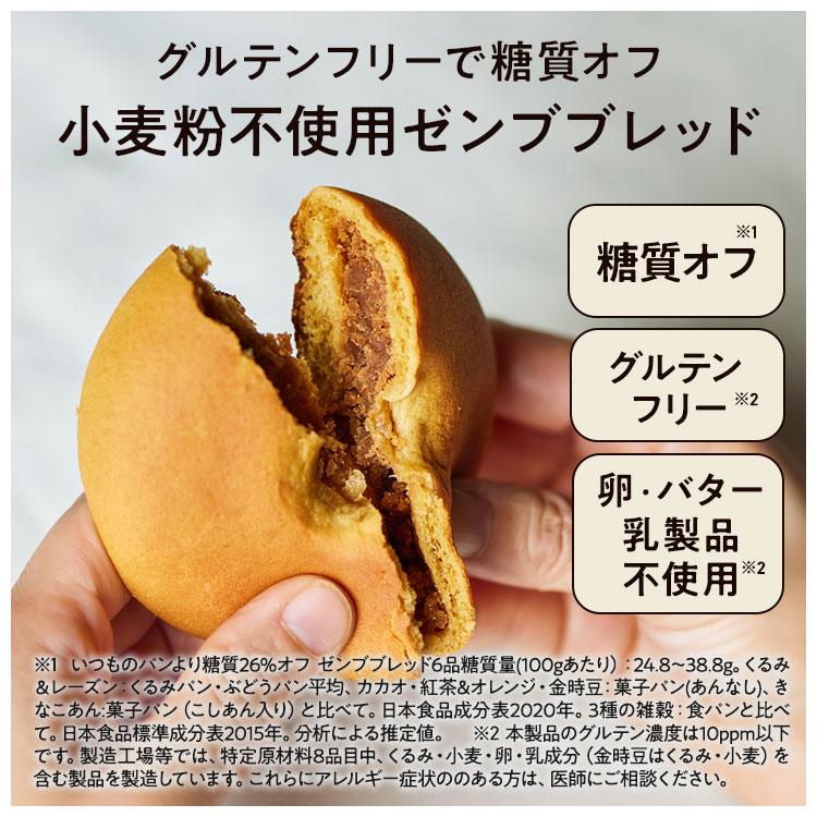 ZENB（ゼンブ） ゼンブブレッド きなこあん 16個 糖質オフ グルテン