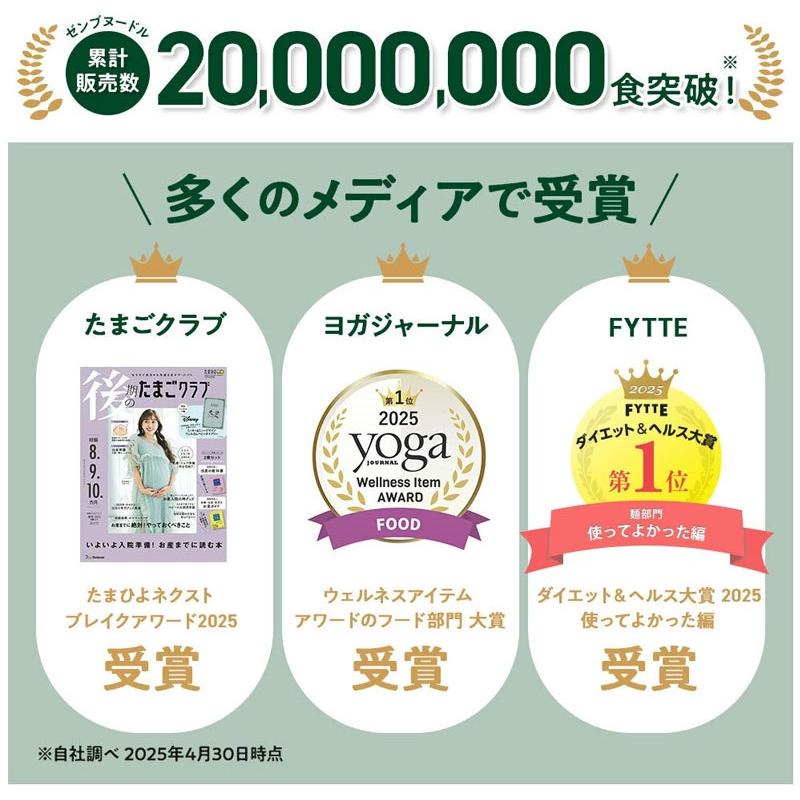 ZENB ゼンブヌードル 丸麺 48食(12袋) グルテンフリー パスタ